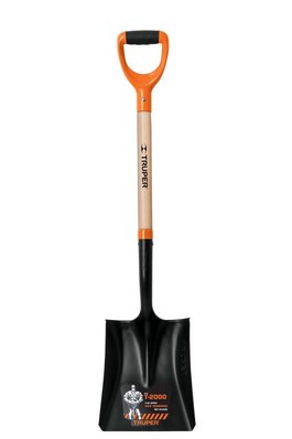 [T17161] PALA TRUPER CUADRADA CABO CORTO: