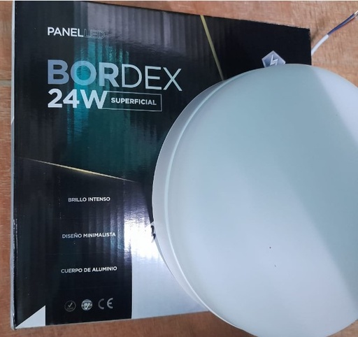 [143112] PANEL LED BORDEX SUP. REDO 24W 6000K: