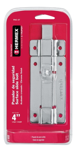 [T43714] PASADOR CROMADO 3" HERMEX: