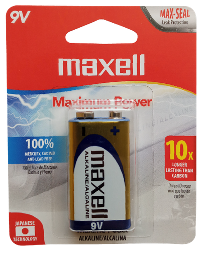 [122989] PILA ALCALINA 9V MAXELL: