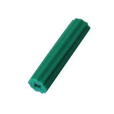 [123122] RAMPLUG PLAS VERDE x UNIDAD (1/4") 