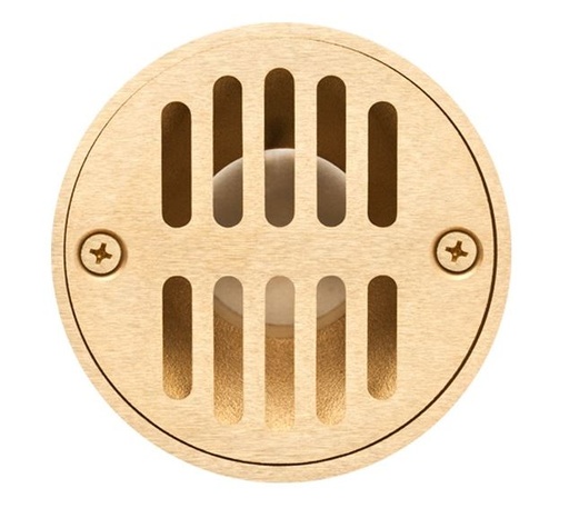 [F08RJ05] REJILLA 2" FP BRONCE REDONDA ABIERTA: