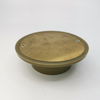 [F08RJ04] REJILLA 2" FP BRONCE REDONDA CIEGA: