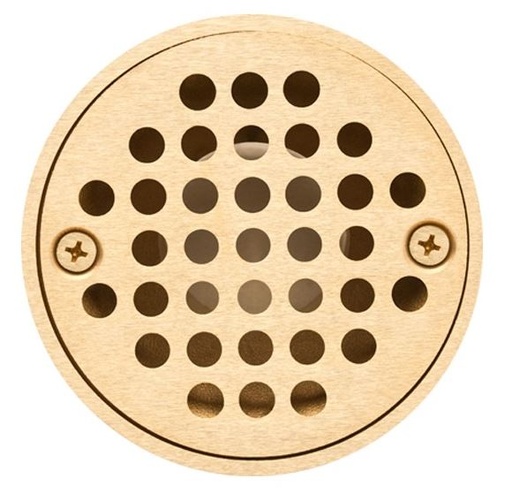 [F08RJ06] REJILLA 2" FP BRONCE REDONDA PERFORA: