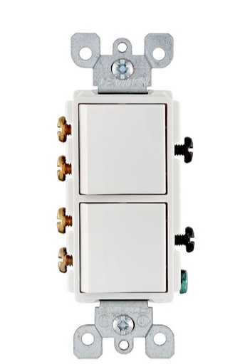 [136011] SWICH DOBLE EMP DECORA LEVITON 3 WAY: