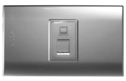 [137137] TOMA P/RJ45 EMP IGOTO "B" SILVER: