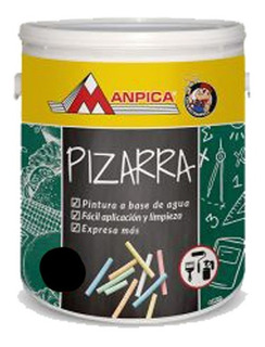 [107860] 1/4 PINTURA P/PIZARRA VERDE MANPICA: