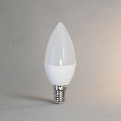 [039970] BOMBI VELA LED 6W E14 3000K LUZ CALIDA: