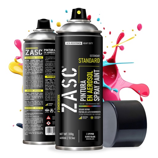 [109816] SPRAY ZASC NEGRO ALTA TEMPERATURA:
