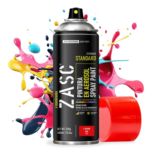 [109830] SPRAY ZASC ROJO ALTA TEMPERATURA: