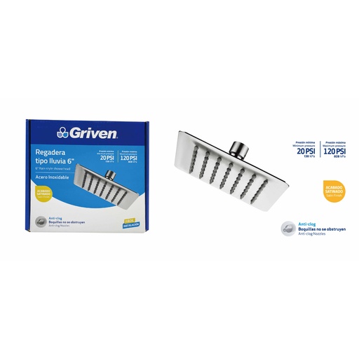 [023972] REGAD CUAD SATINADA 6" GRIVEN: