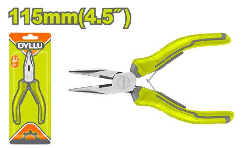 [002169] ALICATE MINI PUNTA LARGA 4.5" DYLLU