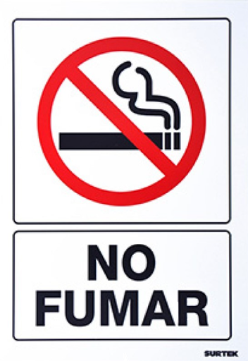 [013022] AVISO 20x06cms NO FUME