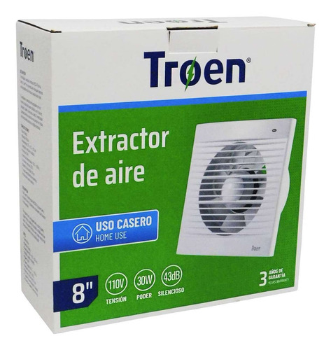 [035066] EXTRACTOR DE AIRE PLAST 8" TROEN: 
