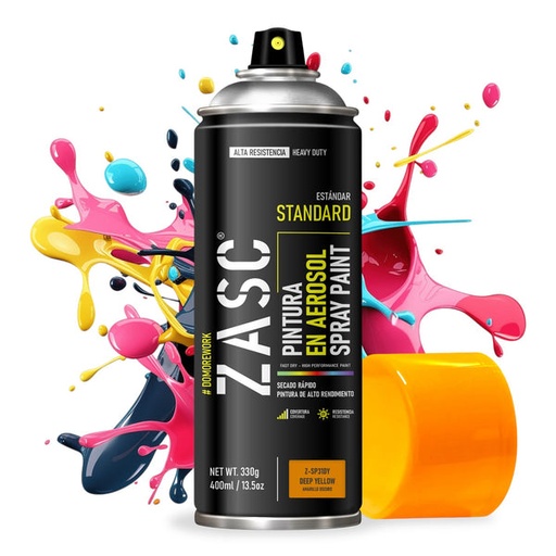 [109812] SPRAY ZASC AMARILLO TRACTOR 400ml: